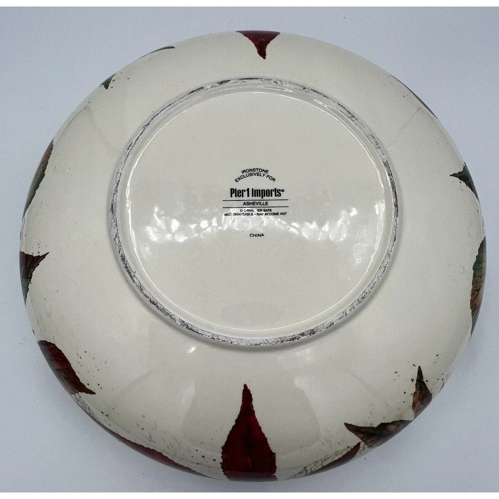 Pier 1 Imports Asheville Ironstone Large Serving Bowl 12